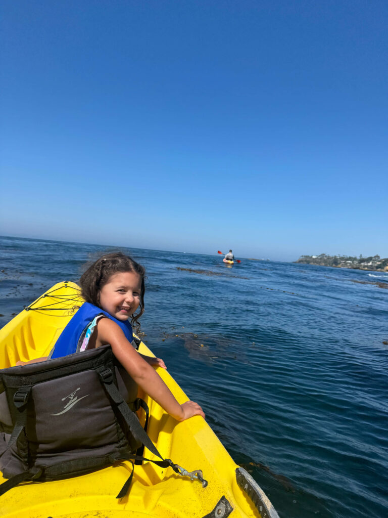 kayaking laguna coast with kids